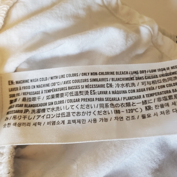 Abercrombie & Fitch Women's V-Neck Front Button Blouse Sz L - Picture 7 of 15